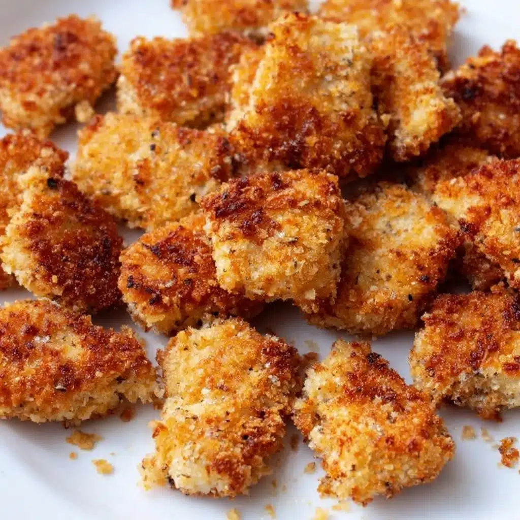 Delicious Baked Chicken Nuggets With Panko Breadcrumbs Recipe - Recipe Image