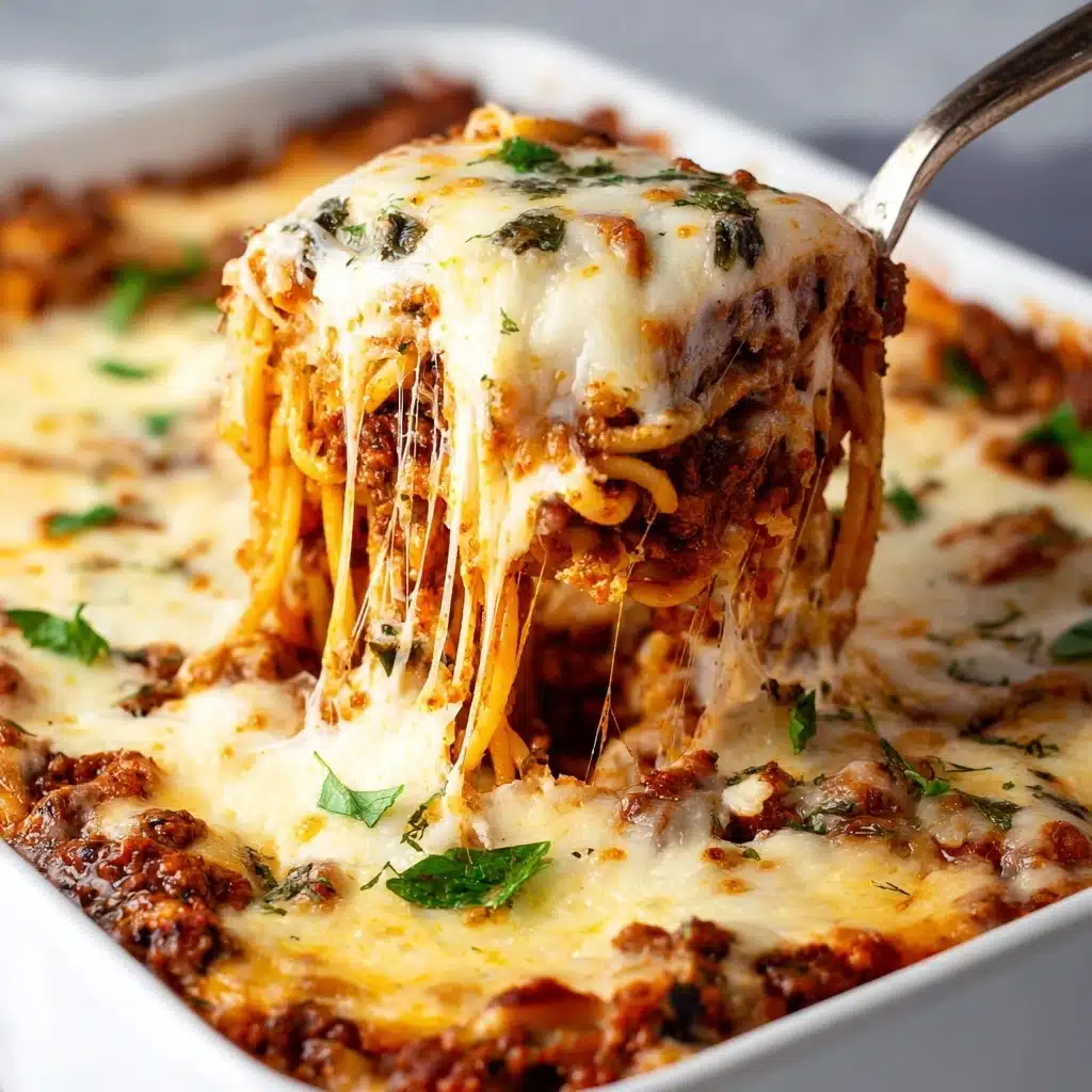High Protein Spaghetti Casserole Recipe