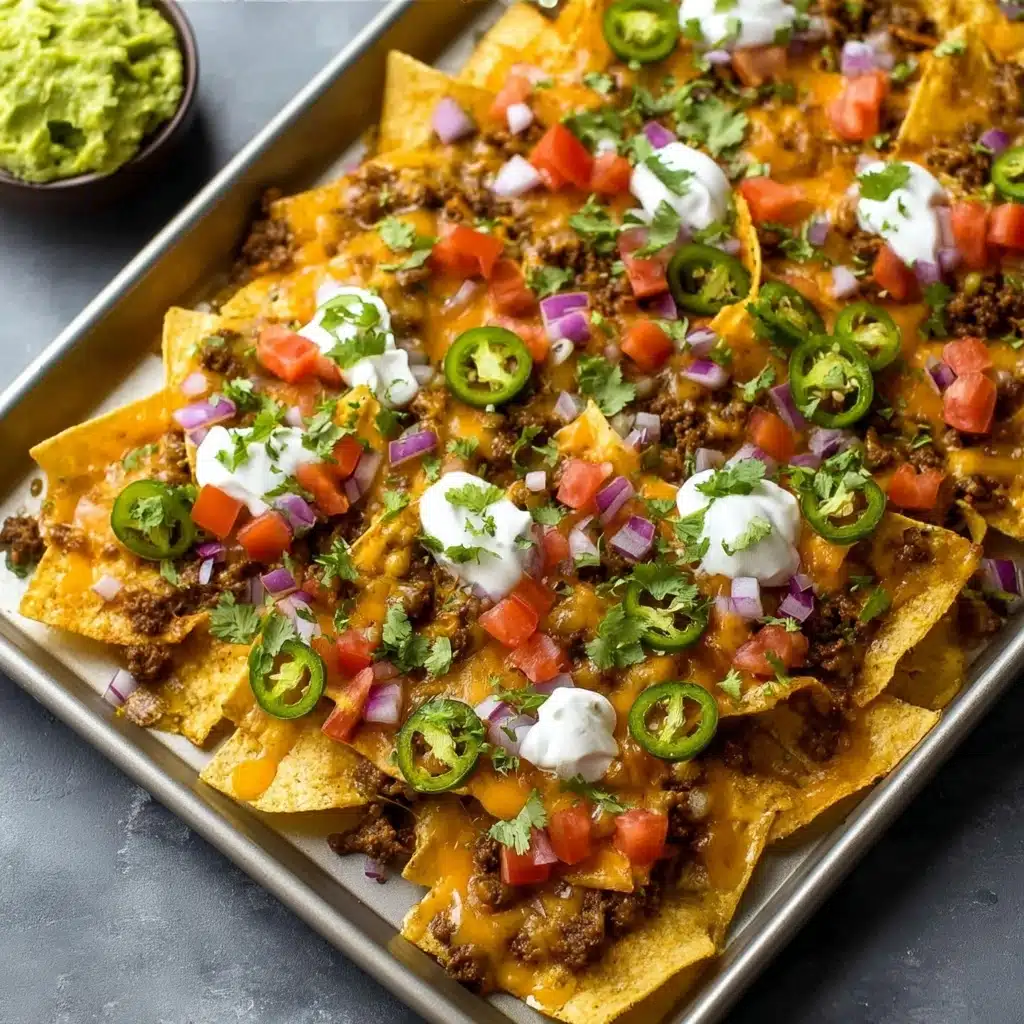 Easy Sheet Pan Nachos Recipe - Recipe Image