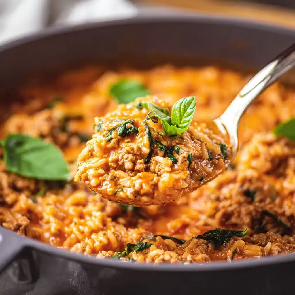 Creamy Ground Beef Orzo Recipe - Recipe Image