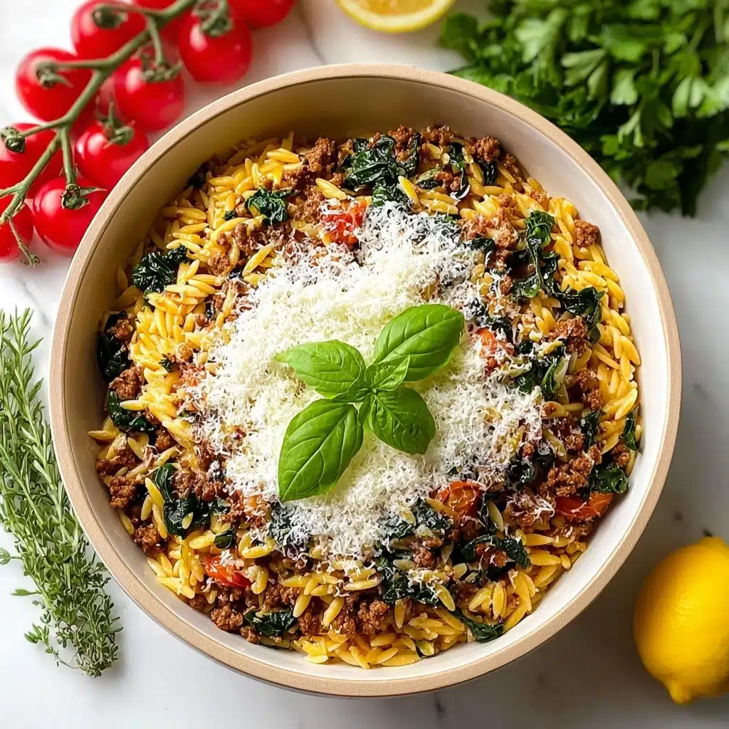 Ground Turkey Orzo Recipe - Recipe Image