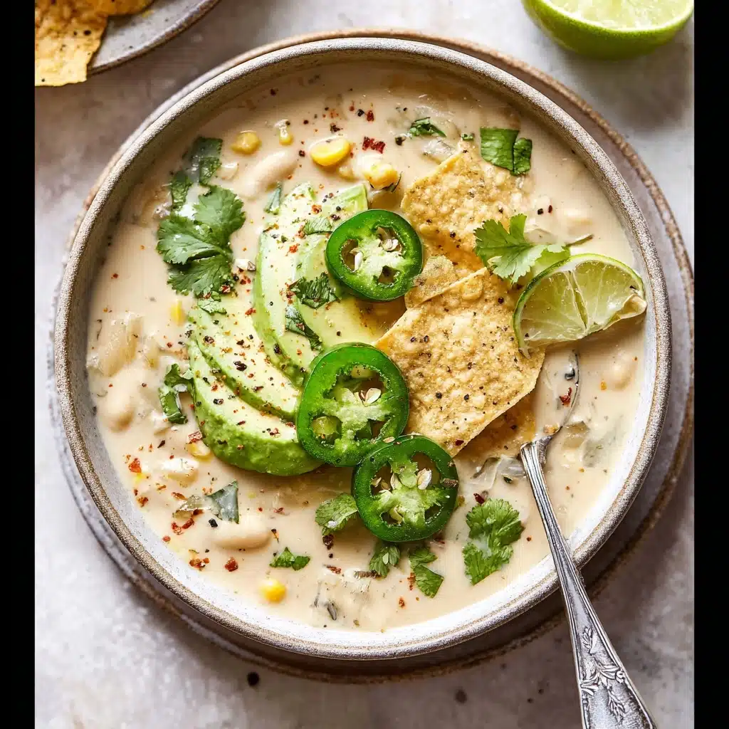 Creamy White Bean Enchilada Soup Recipe - Recipe Image
