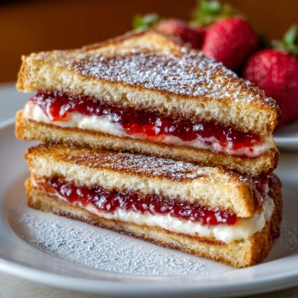 Fried Strawberry Cheesecake Sandwiches Recipe - Recipe Image