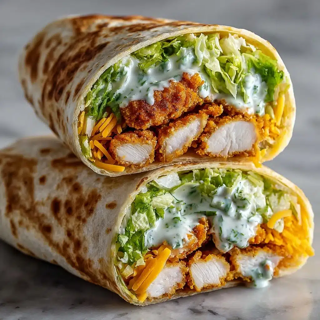 crispy chicken ranch snack wrap Recipe - Recipe Image
