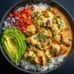 Thai Peanut Chicken Bowls Recipe