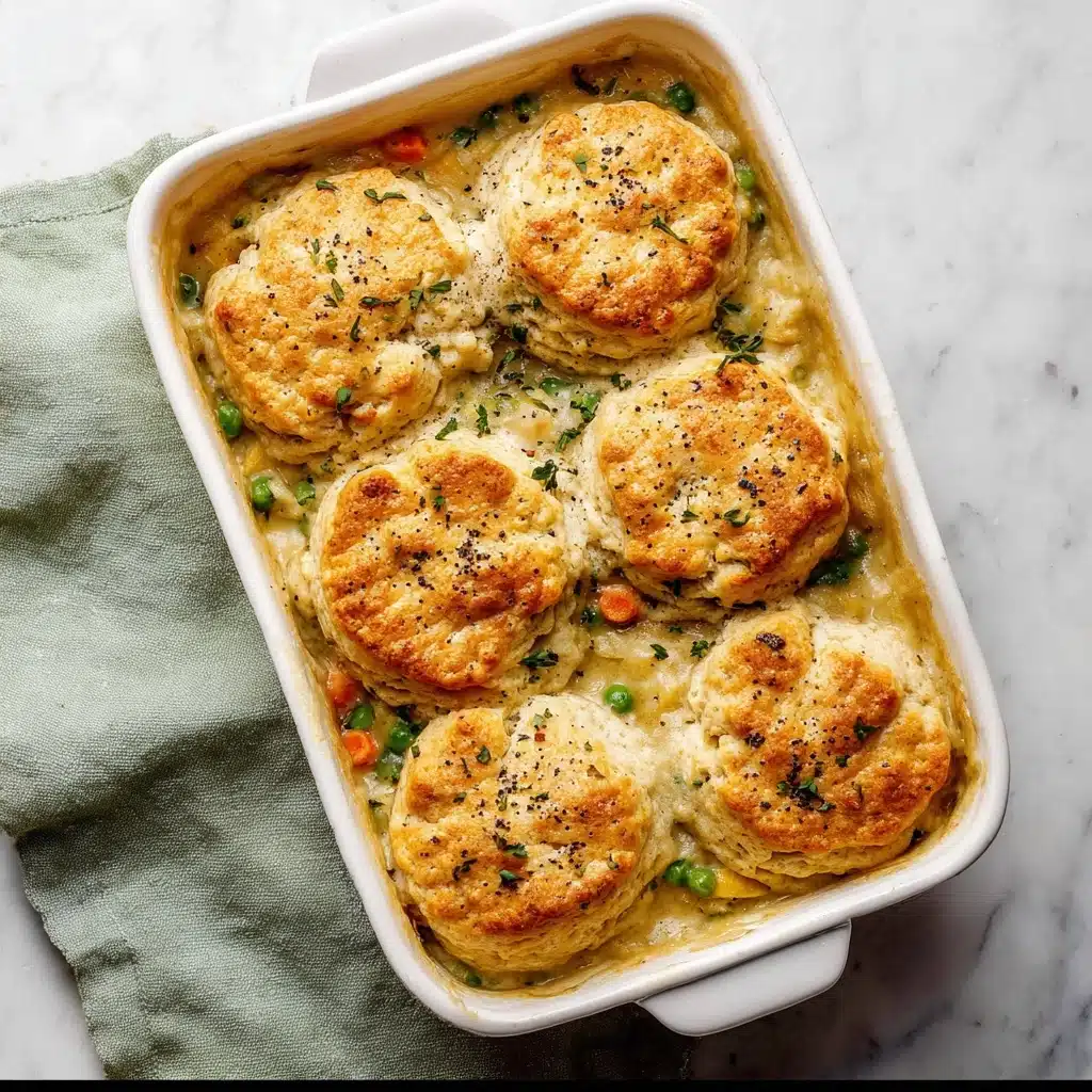 Biscuit & Vegetable Pot Pie Recipe - Recipe Image