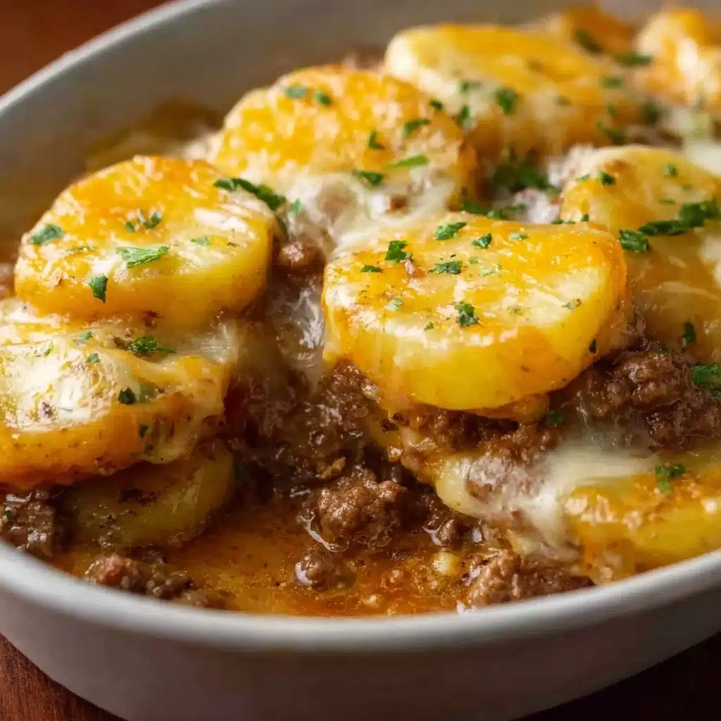 Crockpot Hamburger Potato Casserole Recipe - Recipe Image
