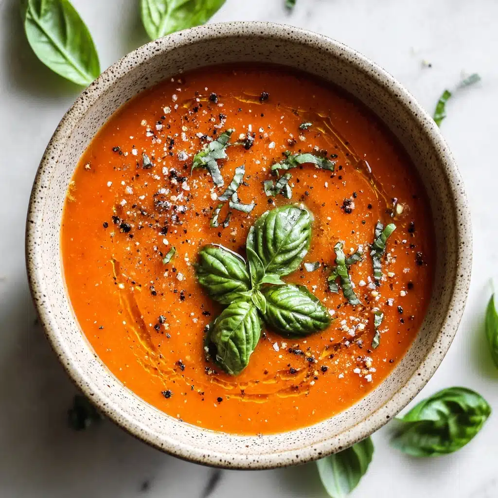 Creamy Cottage Cheese Tomato Soup Recipe - Recipe Image