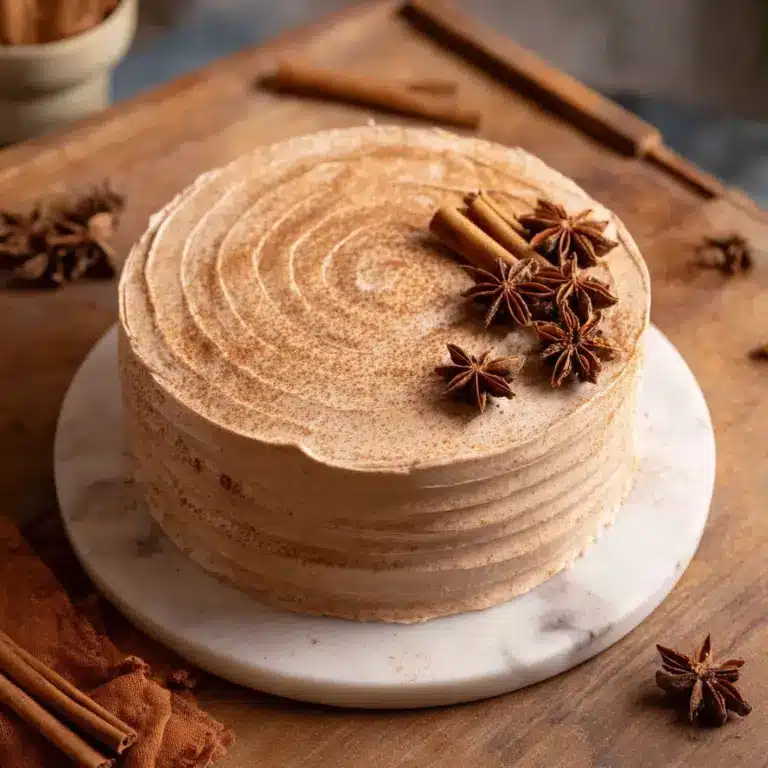 Chai Cake with Cinnamon Cream Cheese Frosting Recipe