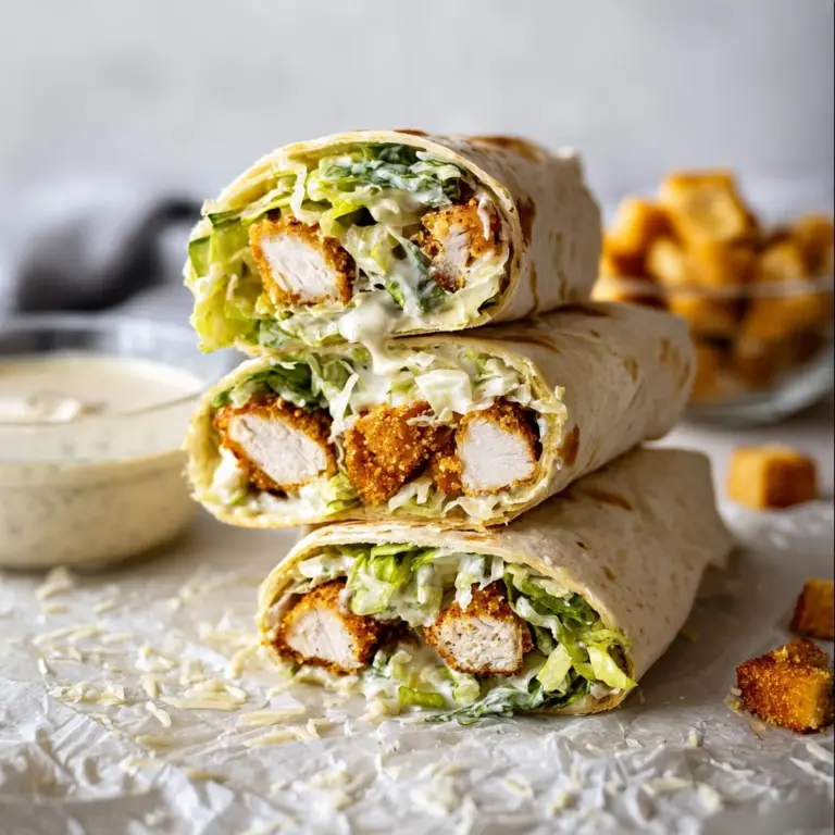Chicken Caesar Wraps Recipe