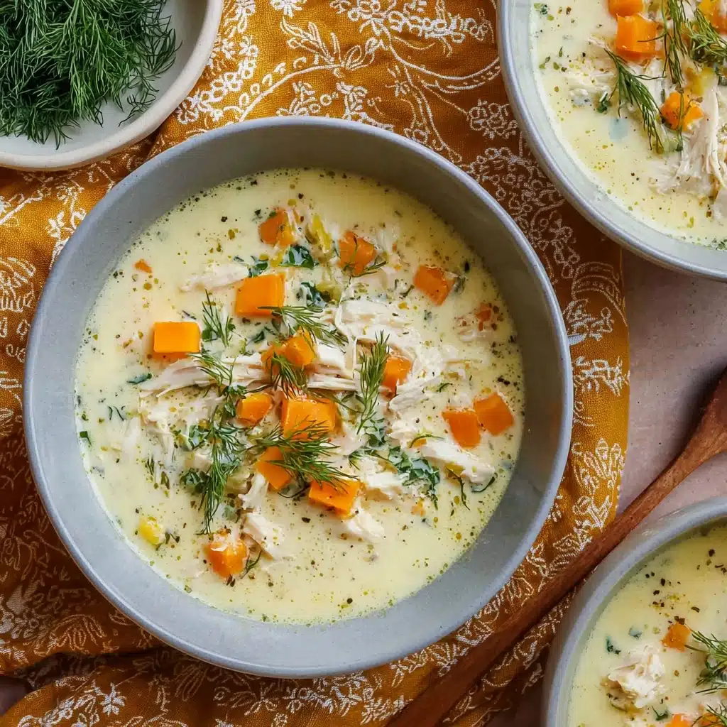 Lemon Chicken Orzo Soup Recipe