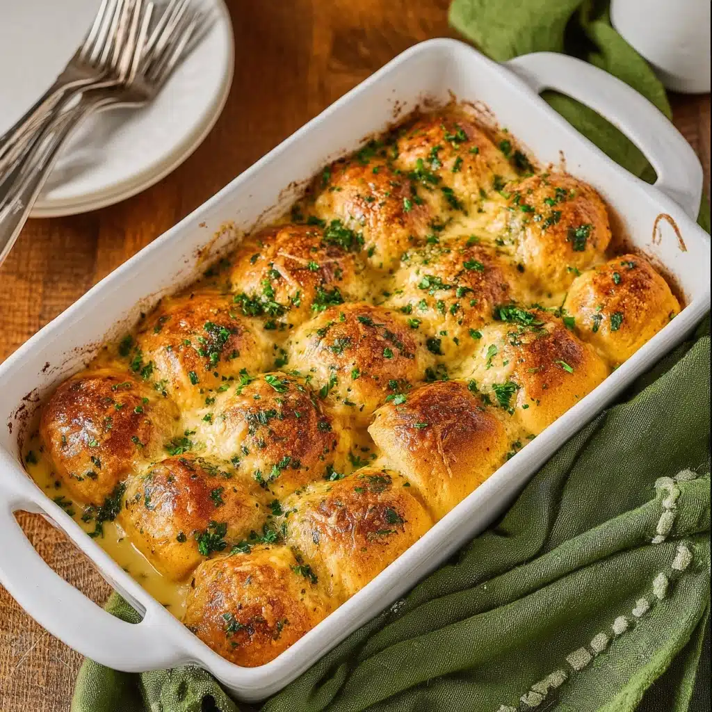 Cheesy Chicken Crescent Roll Bake Recipe - Recipe Image