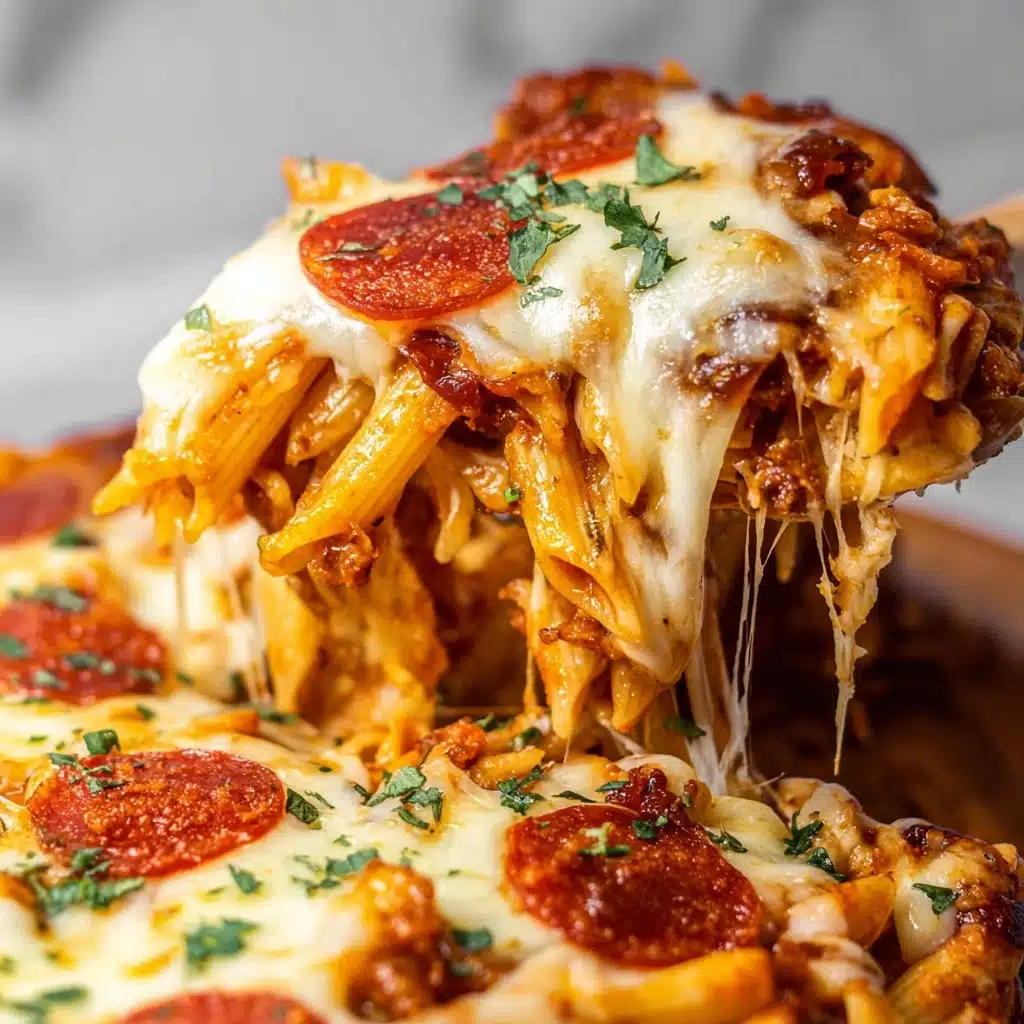 Pizza Pasta Casserole Recipe - Recipe Image