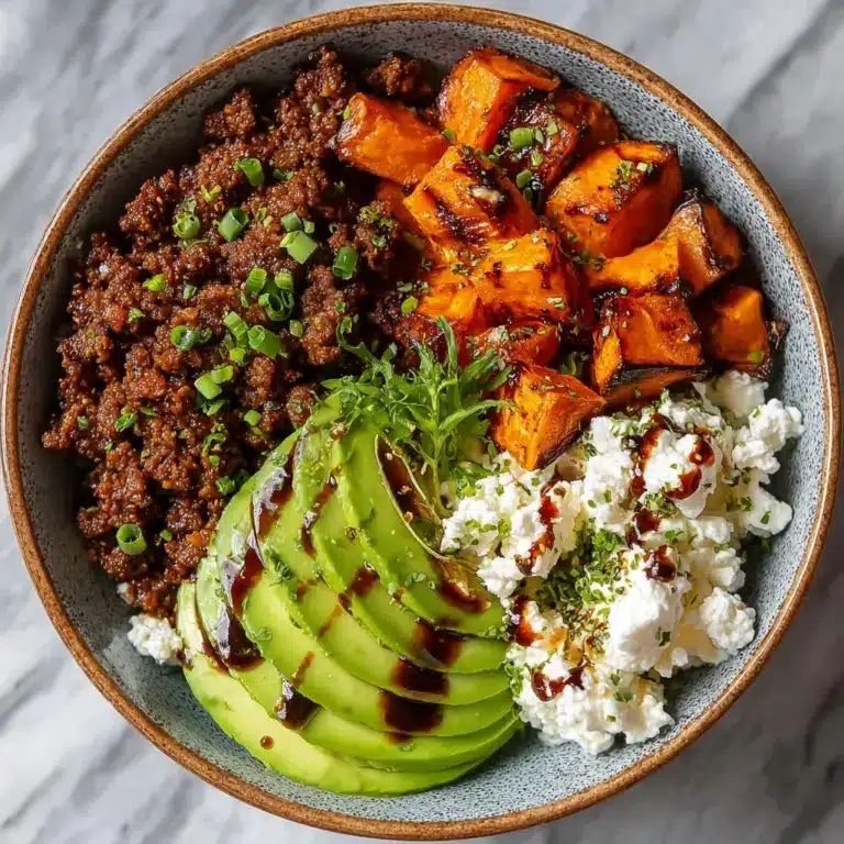 Ground Beef Hot Honey Bowl Recipe