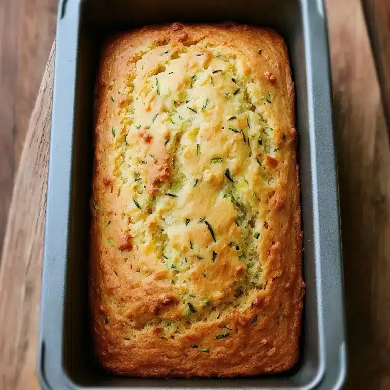 Green Onion Zucchini Cheddar Quick Bread Recipe