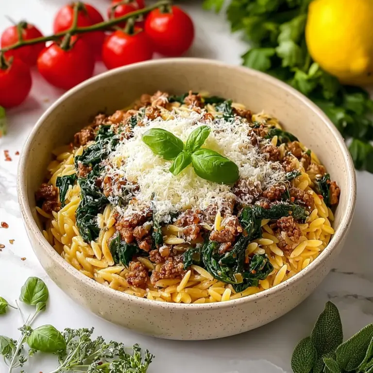 Ground Turkey Orzo Recipe