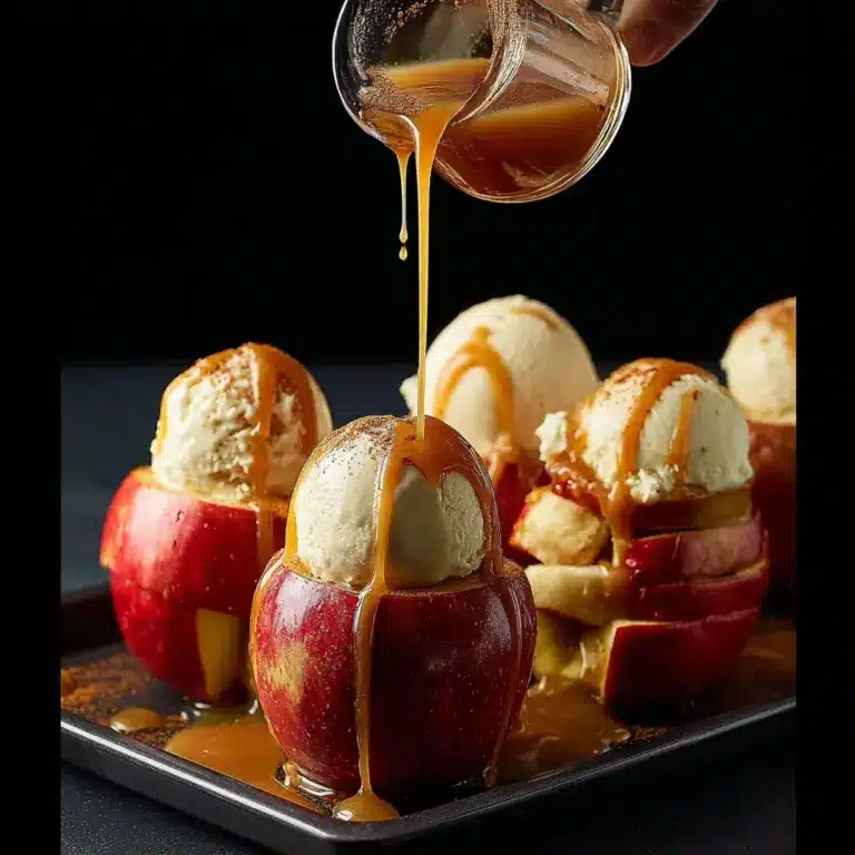 Caramel Stuffed Bloomin' Apples Recipe