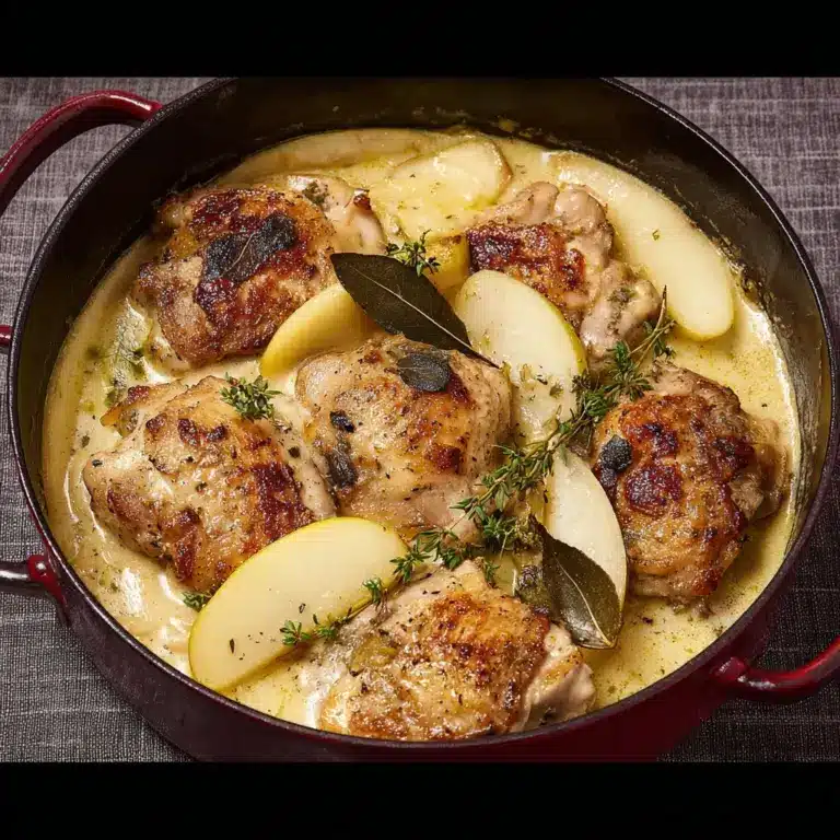 Normandy Chicken French Apple Cider Chicken Recipe