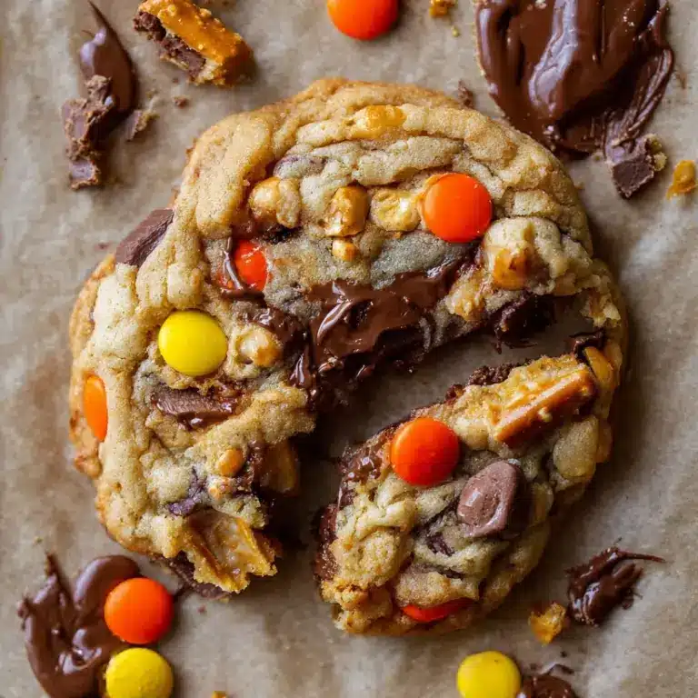 Outrageous Pretzel Reese's Peanut Butter Cookies Recipe