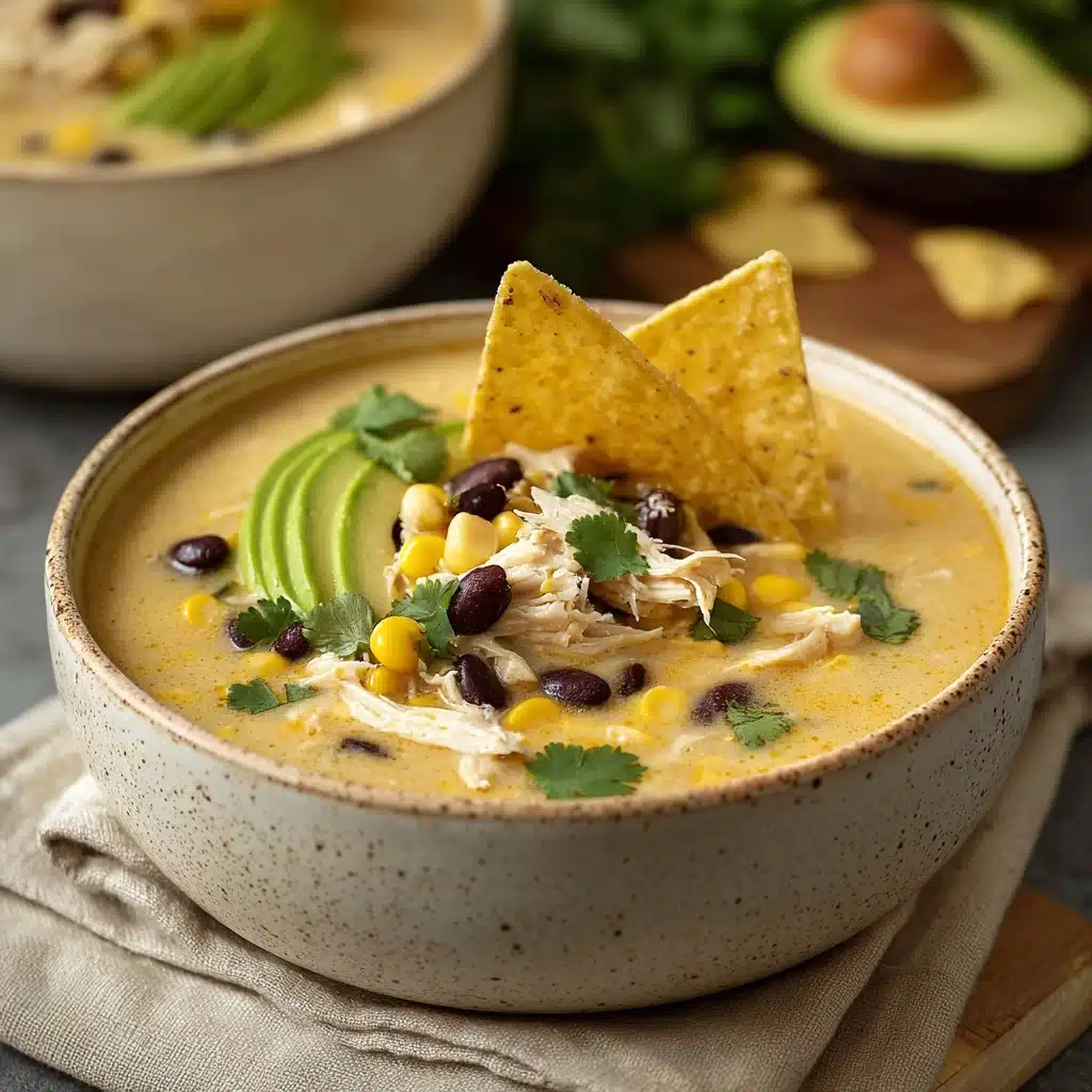 Crockpot Mexican Street Corn & Chicken Chowder Recipe - Recipe Image