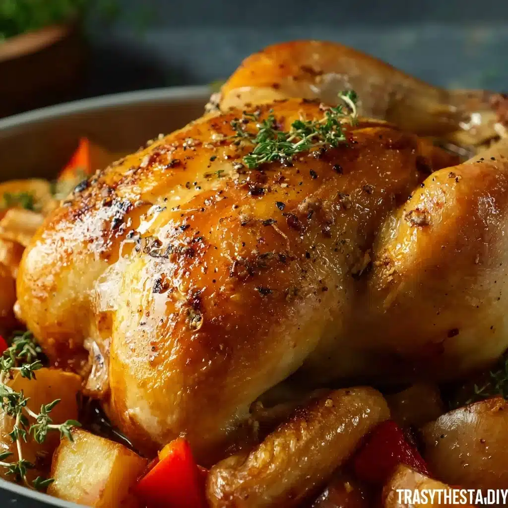 Herb-Infused Irish Roast Chicken Recipe - Recipe Image