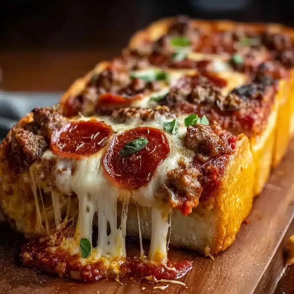 Indulge in This Cheesy Garbage Bread Recipe Today! Recipe - Recipe Image