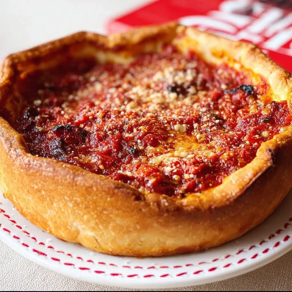 Classic Chicago Deep Dish Pizza Recipe - Recipe Image