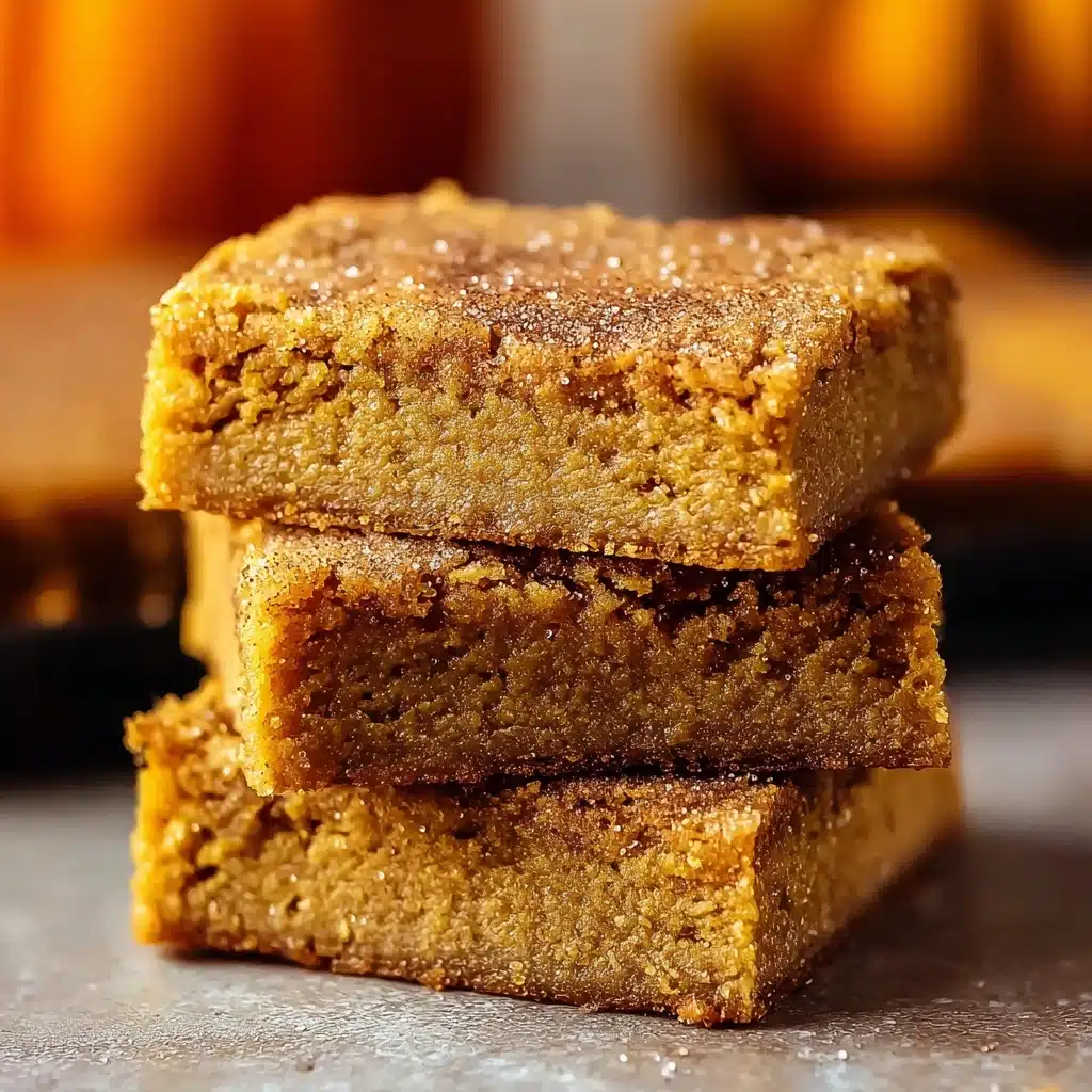 Chewy Pumpkin Bars Recipe - Recipe Image