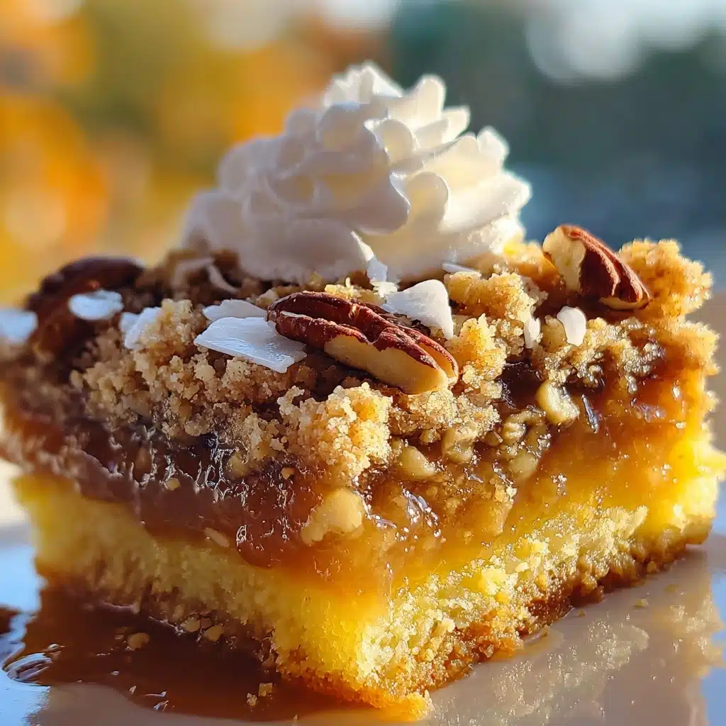 Southern Pecan Pie Dump Cake Delightfully Simple Treat Recipe - Recipe Image