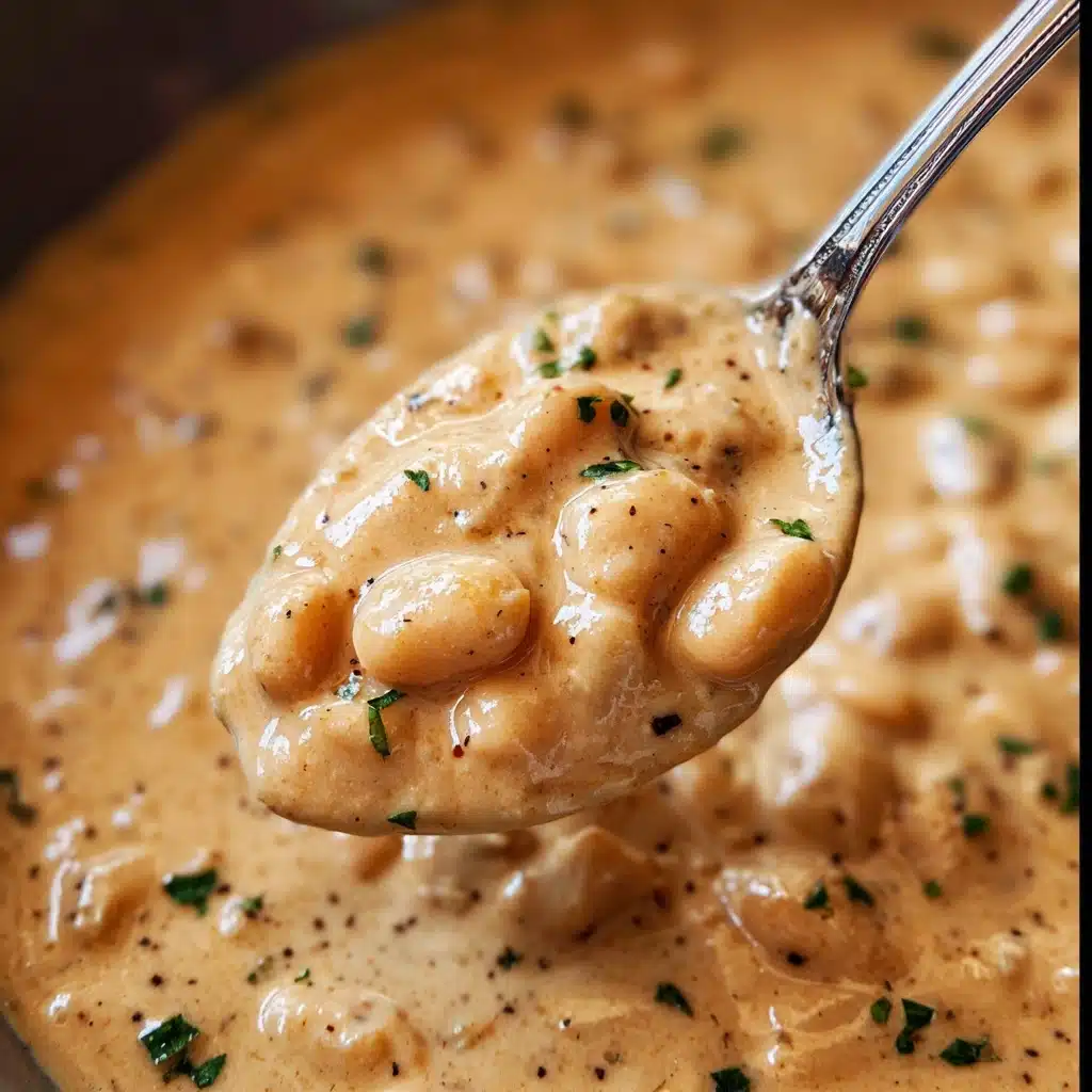 20-Minute Creamy Garlic Parmesan Butter Beans Recipe - Recipe Image
