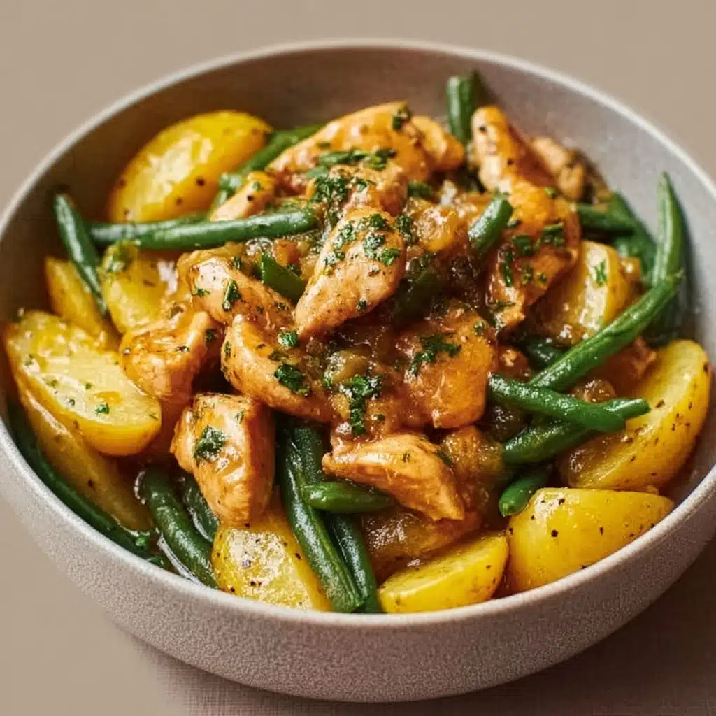 Slow Cooker Chicken and Potatoes with Green Beans Recipe - Recipe Image