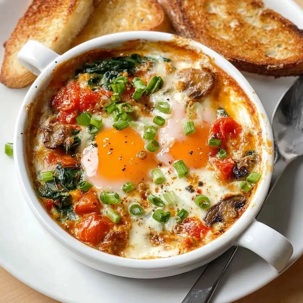 Baked Feta Eggs Recipe - Recipe Image