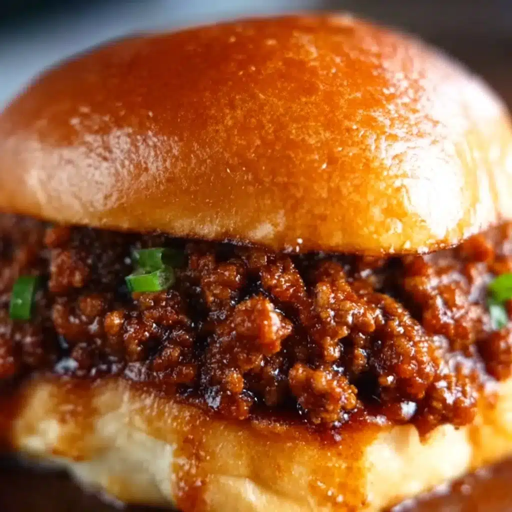 Korean Beef Sloppy Joes Recipe - Recipe Image