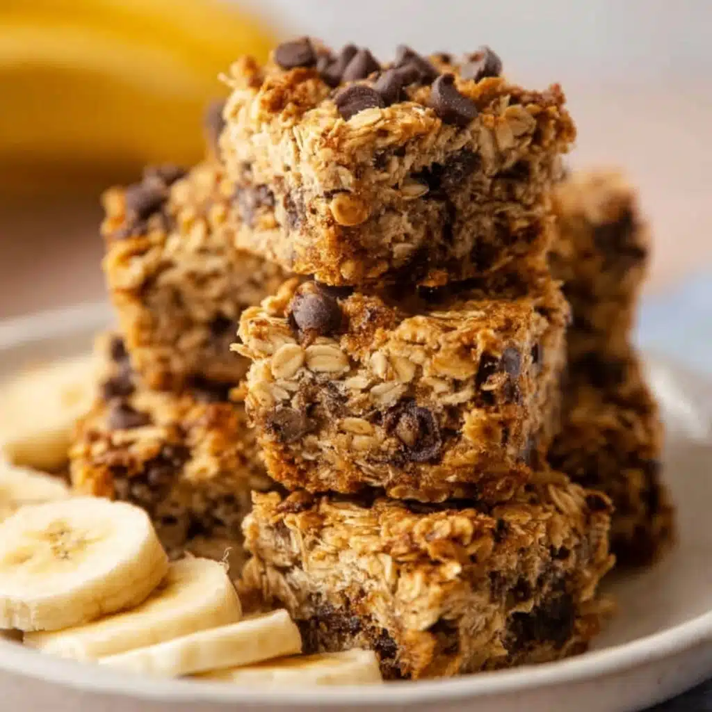 Peanut Butter Banana Baked Oatmeal Cups Recipe - Recipe Image