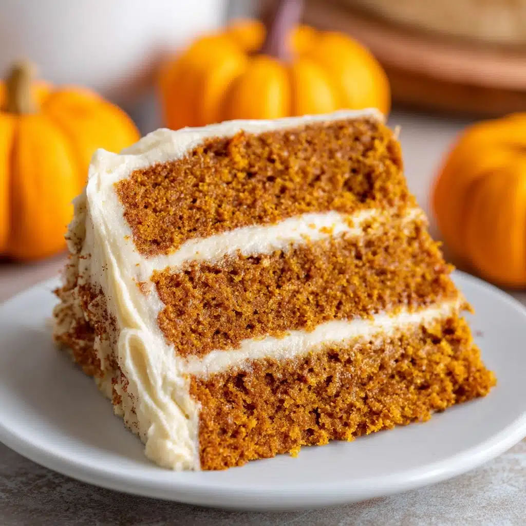 Pumpkin Cake with Cinnamon Cream Cheese Frosting Recipe - Recipe Image