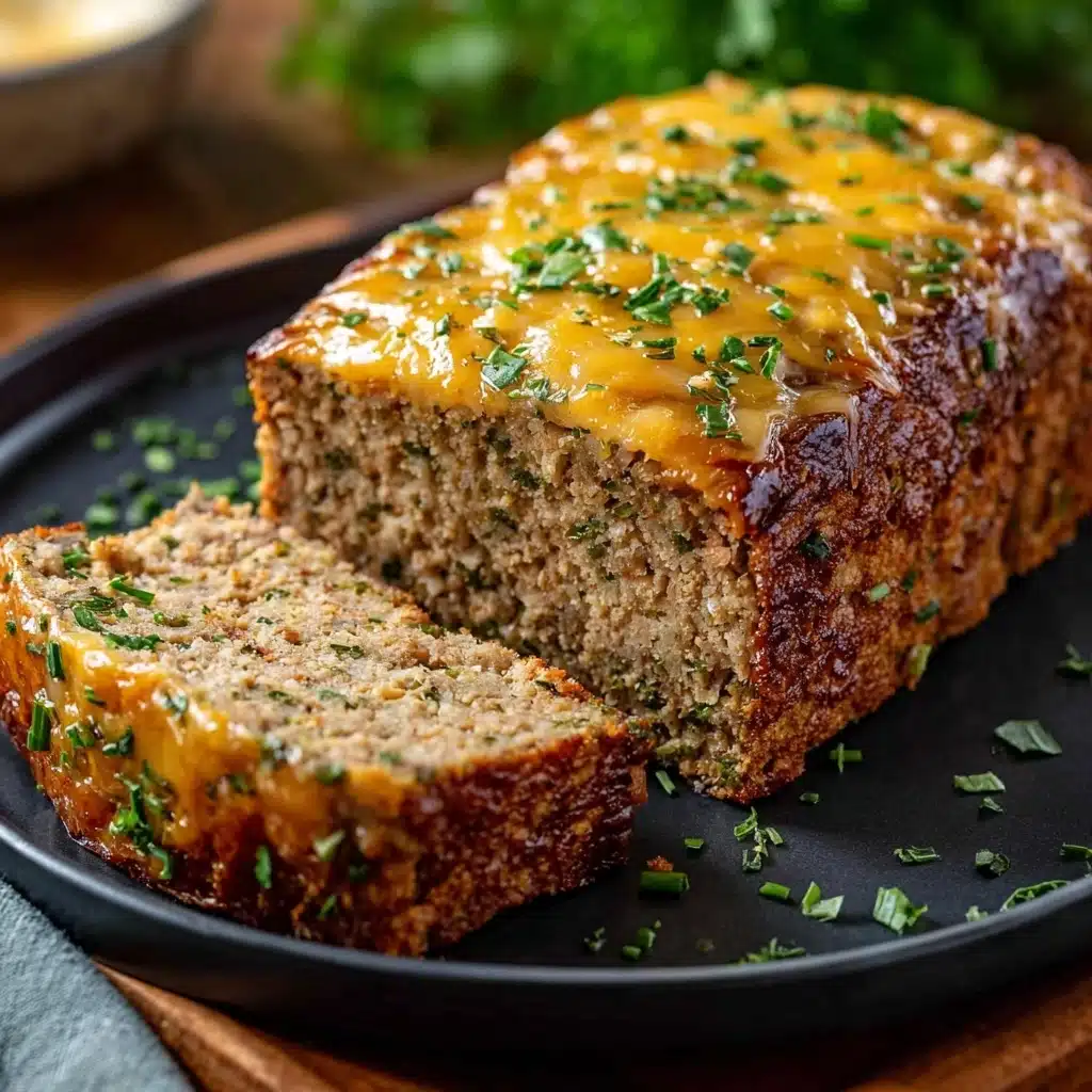 Garlic Parmesan Chicken Meatloaf Recipe - Recipe Image