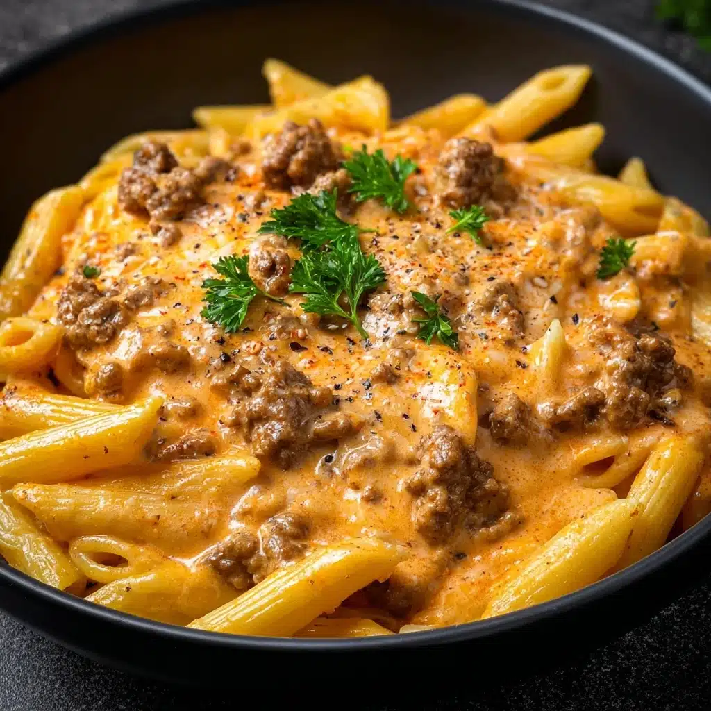 The combination of lean ground beef, Greek yogurt, and Parmesan cheese creates a creamy and rich sauce that is bursting with flavor Recipe