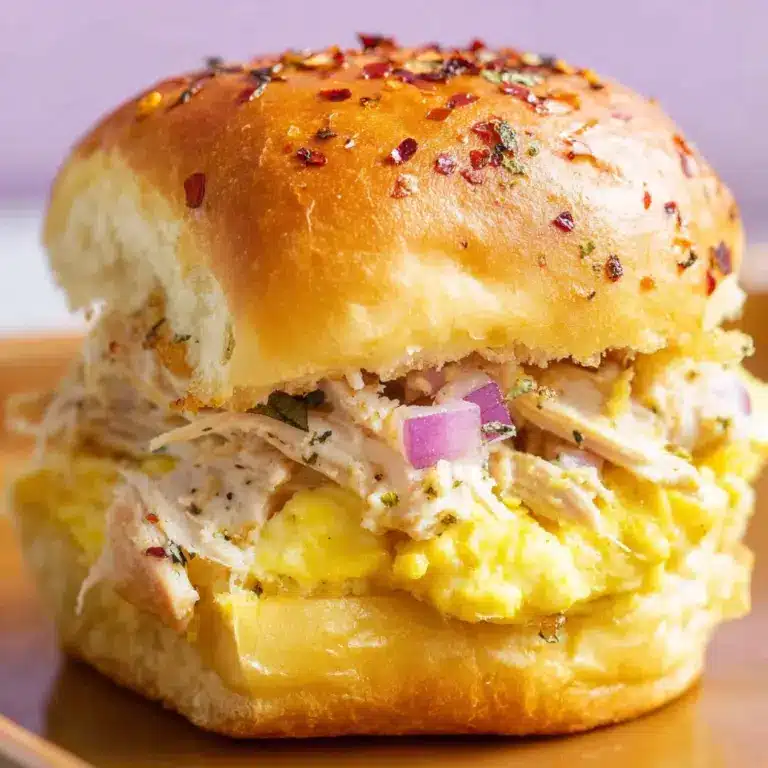 Easy Chicken Sliders Recipe