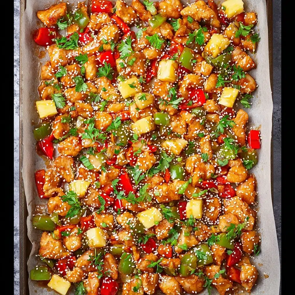 Hawaiian Chicken Sheet Pan Recipe - Recipe Image