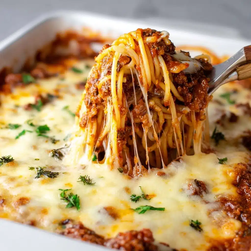 High Protein Spaghetti Casserole Recipe - Recipe Image