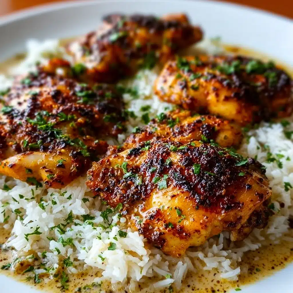 Best Smothered Chicken and Rice Recipe - Recipe Image