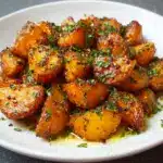 Honey Chili Smashed Sweet Potatoes Recipe