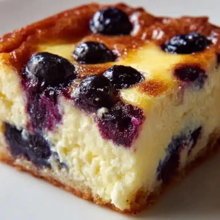 Blueberry Cottage Cheese Bake Recipe