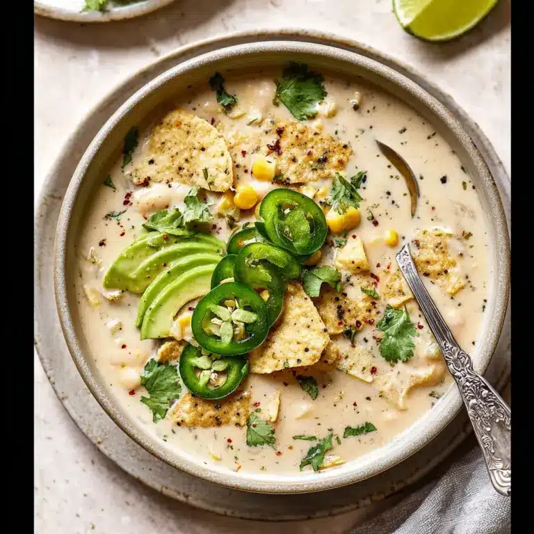 Creamy White Bean Enchilada Soup Recipe