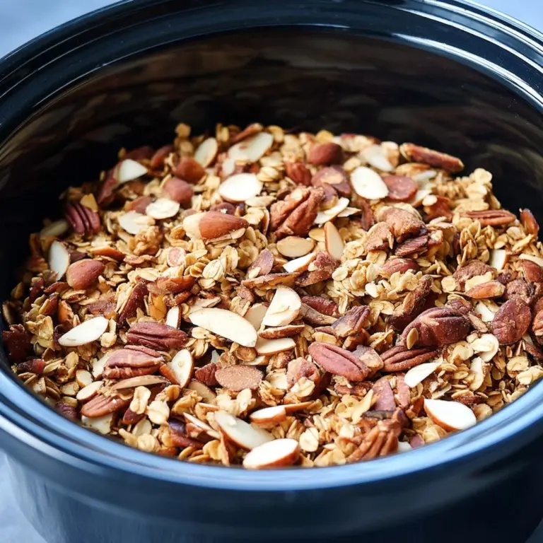 Slow Cooker Granola Recipe