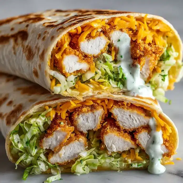 crispy chicken ranch snack wrap Recipe