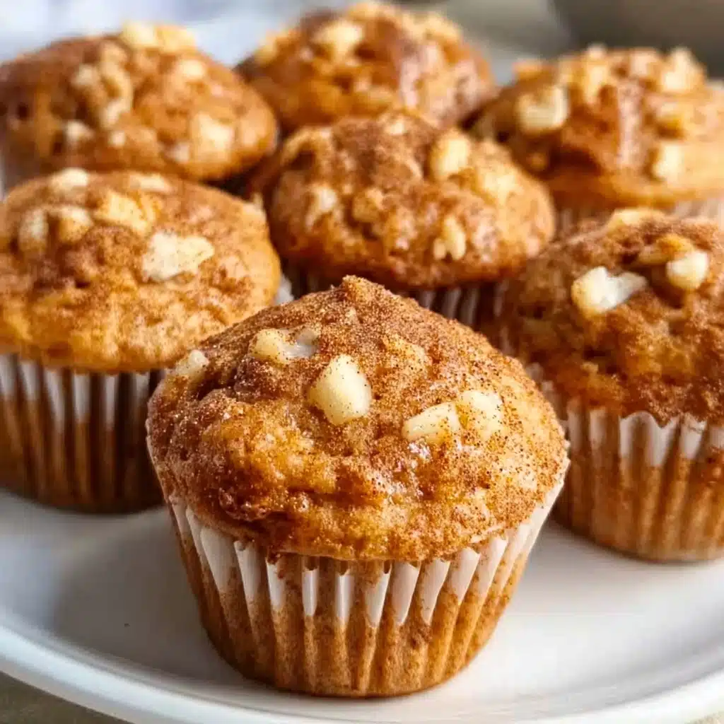 Apple Cinnamon Greek Yogurt Muffins Recipe - Recipe Image
