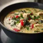 Creamy Chicken Poblano Pepper Soup Recipe
