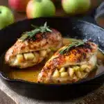Apple and Brie Stuffed Chicken with Maple Dijon Glaze Recipe