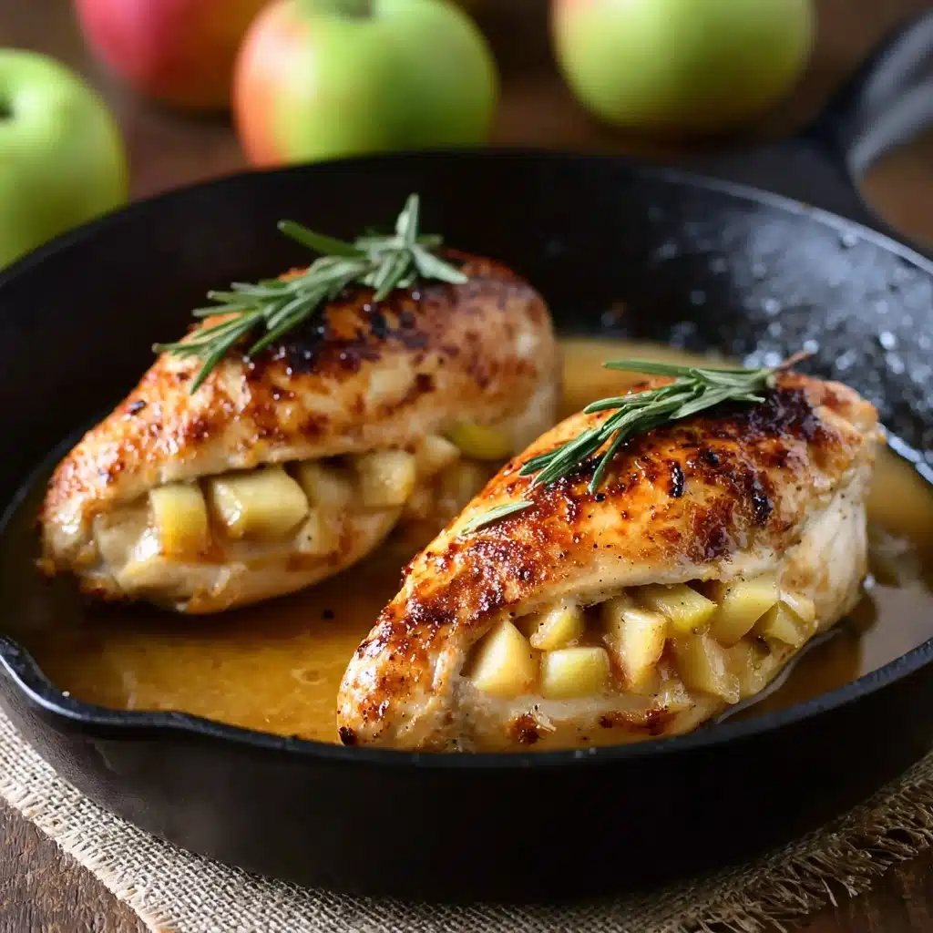 Apple and Brie Stuffed Chicken with Maple Dijon Glaze Recipe